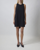 ROTATE  Kjole Crepe Mini A-Line Black 36