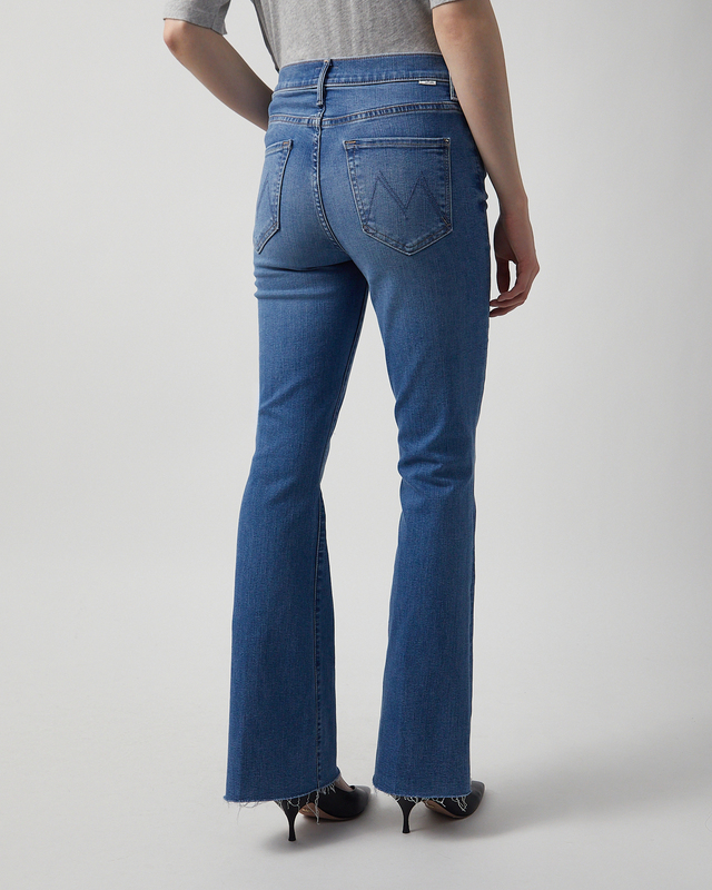 Mother Denim Jeans The Weekender Fray Light blue wash 31