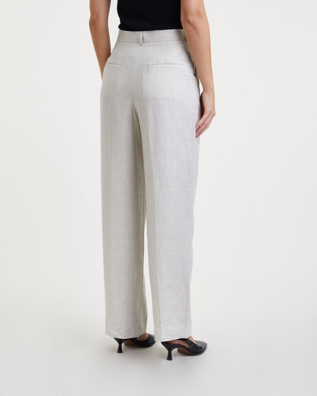 Dagmar Trousers Wide Suit Oatmeal 42