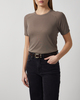 By Malene Birger T-shirt Alezia Lyocell Chocolate M