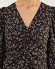 Wakakuu Icons Blouse Printed Puff Sleeve  Svart S