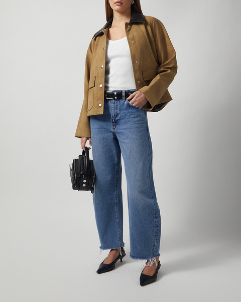 Jeans The Bubble Crop Rapture Raw Light blue wash 2