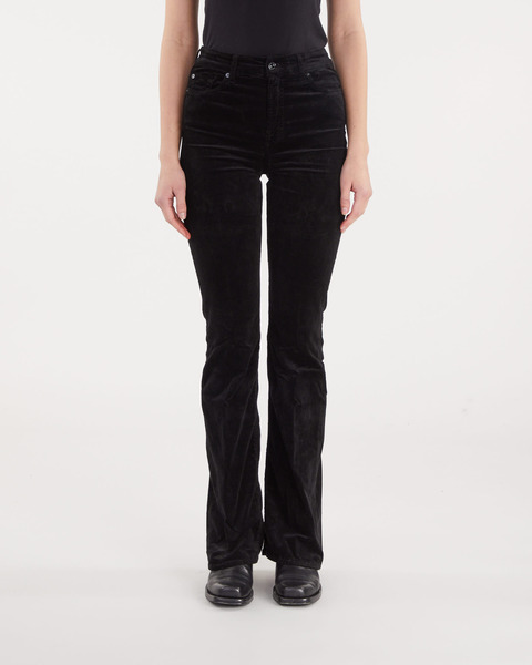 Lisha Velvet Jeans  Svart 1