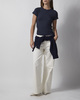 Wakakuu Icons T-Shirt Baby Tee Modal Navy L