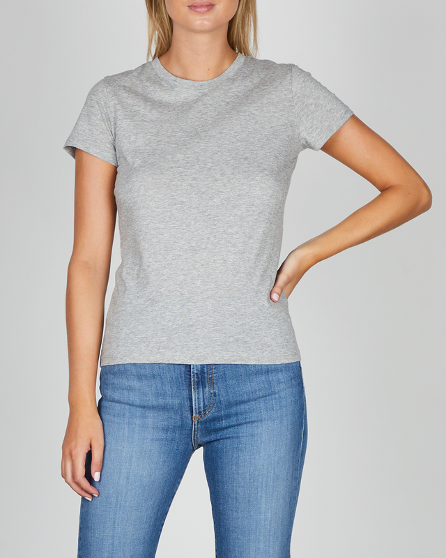 Vince T-shirt Essential Crew Grå XS