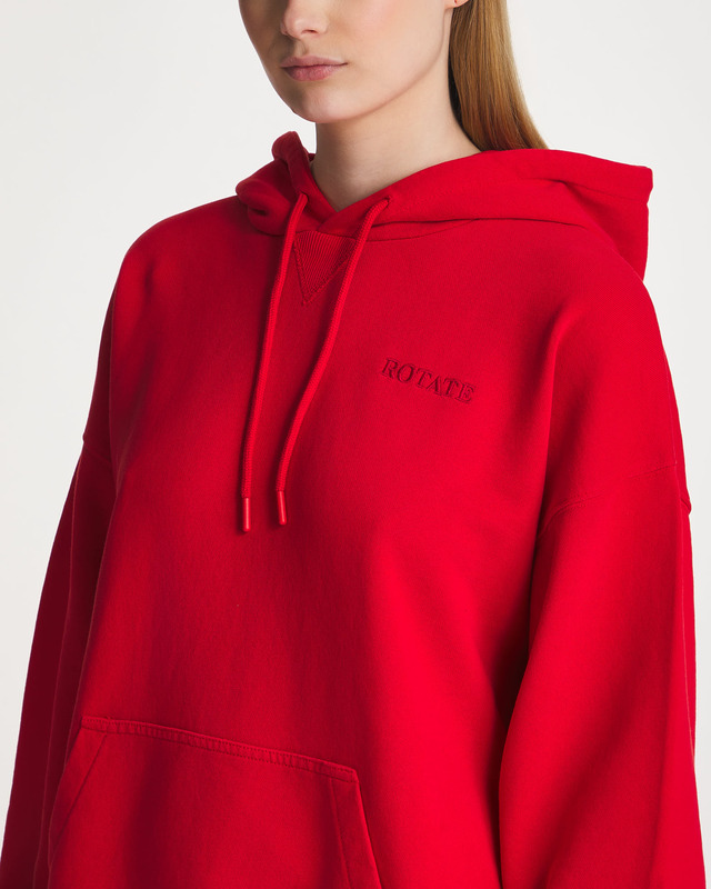 ROTATE Birger Christensen Hoodie Sweat Red S