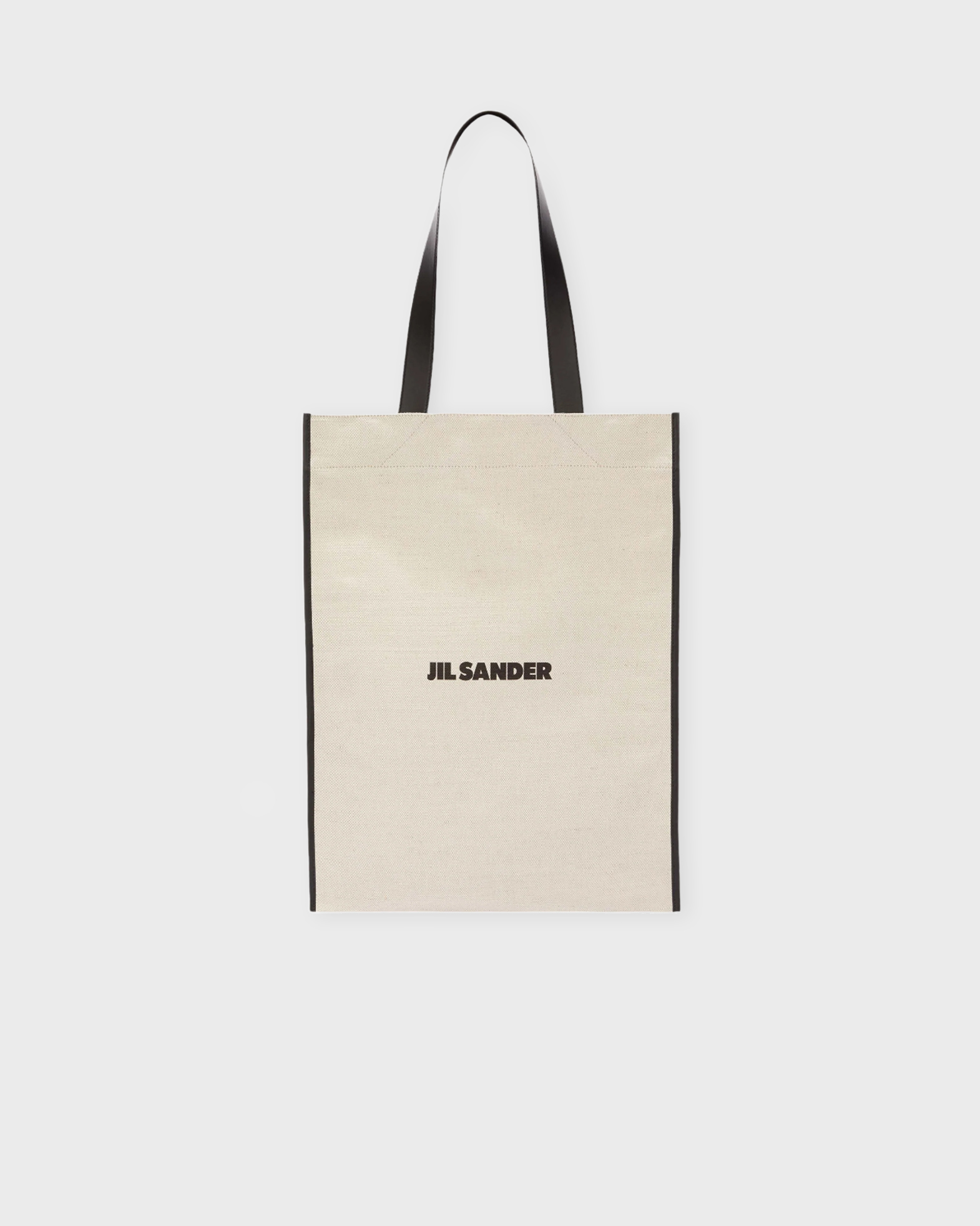 Jil Sander Women's Natural Totebag Logo Printed Border Book Onesize