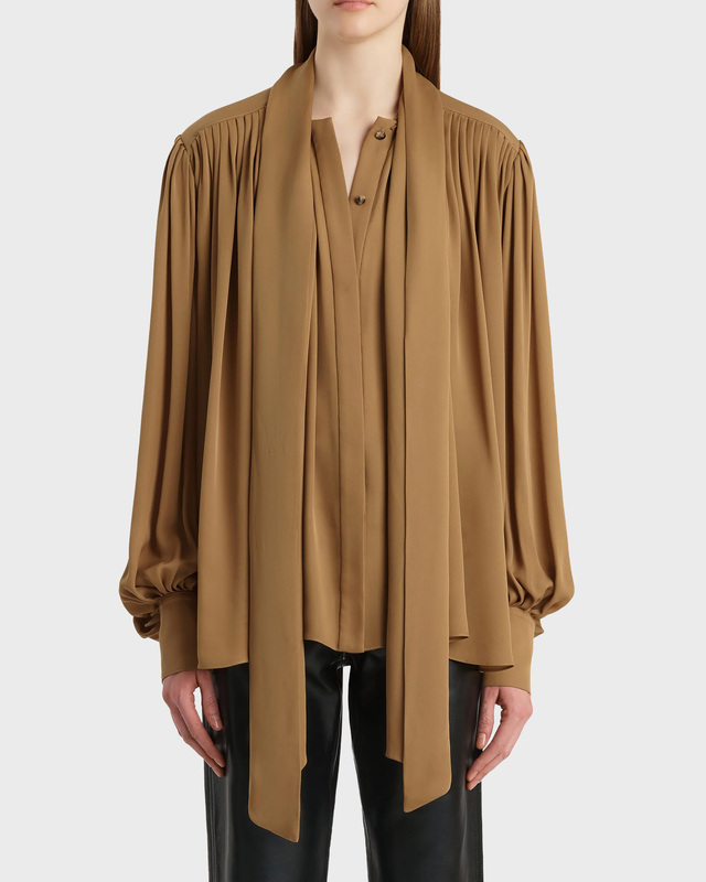 KHAITE Bluse Vali Black/gold US 4 ( EUR 36)
