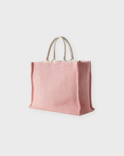 Bag Raffia Tote Light pink ONESIZE 2