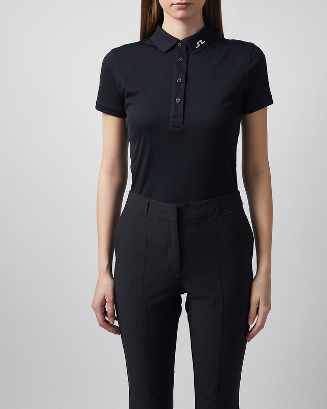 J Lindeberg Top Tour Tech Polo Black S