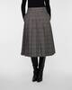 Self-Portrait Skirtl Midi Check Pleated Brun UK 14 (EUR 42)