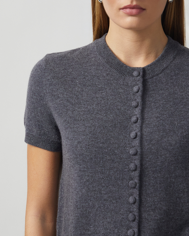 LISA YANG Cardigan Lunea Cashmere Grey 0 (XS-S)