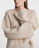 By Malene Birger Sweater Cierra Cable Knit Oyster XL