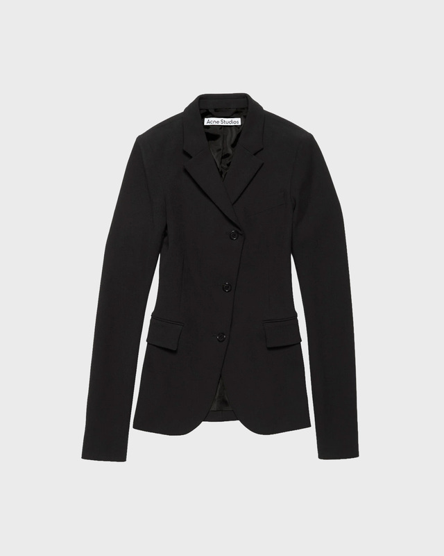 Acne Studios Blazer Fitted Wool Black 38