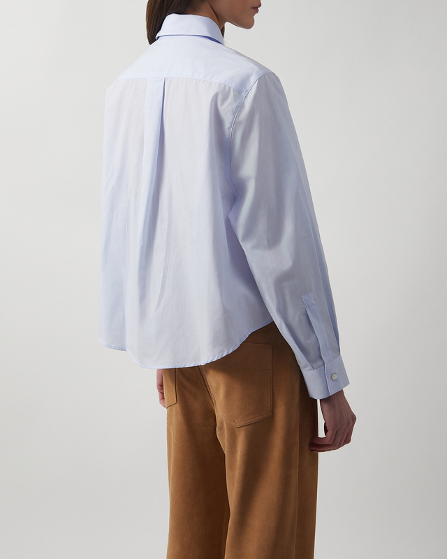 Dagmar Shirt Cropped Light blue 34
