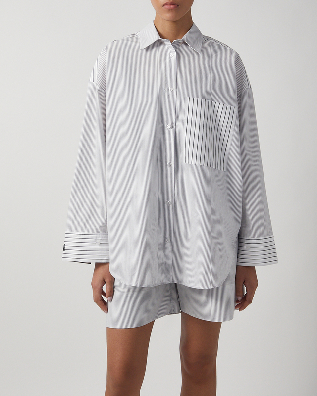 By Malene Birger Shirt Derriis  Black/White 36