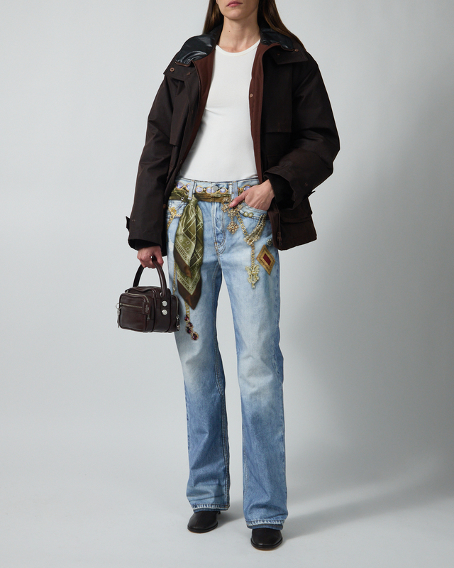 Acne Studios Jeans Jewellery Trompe- L´oeil Light blue XXS