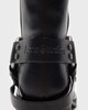 Acne Studios Buckle Läder Boots Svart EUR 38