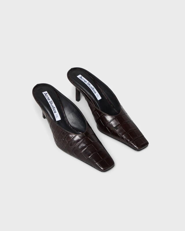 Acne Studios Klackskor FN-WN-SHOE000596 Mörkbrun EUR 41