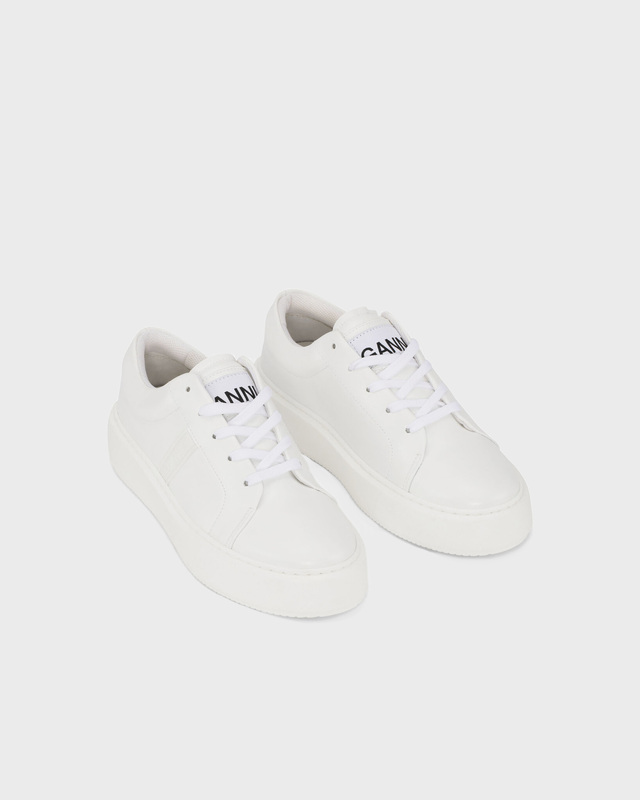 GANNI Snekaers Sporty Mix Cupsole Tonal Egret EUR 40