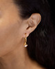 Maria Nilsdotter Earring Bud Hoop  Gold ONESIZE