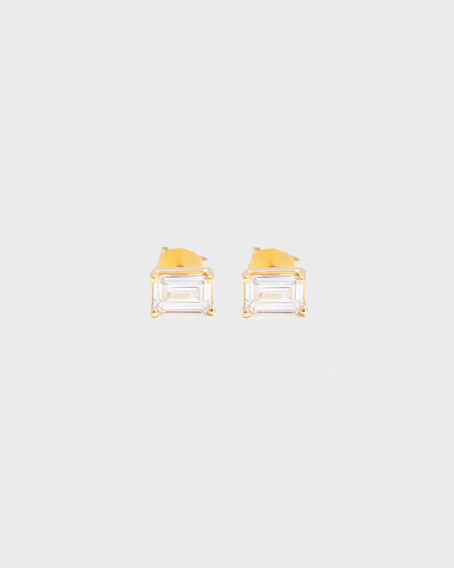 Izabel Display Earring Colorful Studs  Guld ONESIZE