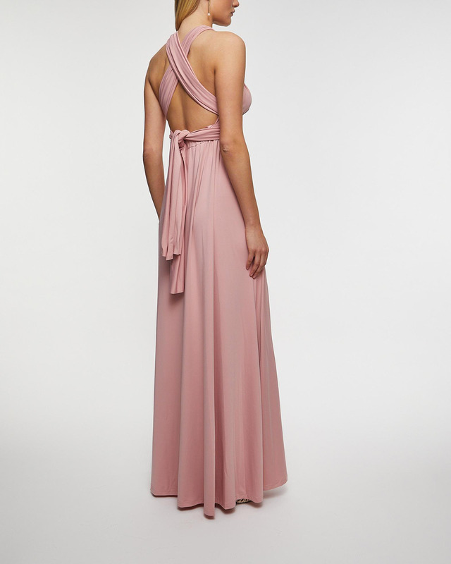 Malina Klänning Lola Maxi Blush S-M