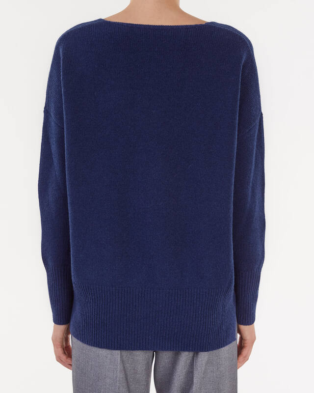 Wakakuu Icons Sweater Merle V-neck Knit Navy S