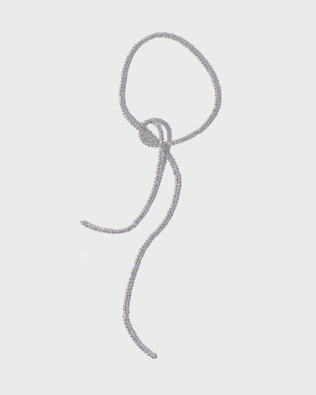 Pearl Octopuss.y Necklace Skinny Serpent Chain Silver ONESIZE