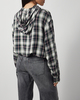 Acne Studios Shirt Hooded Check Svart/grön 36