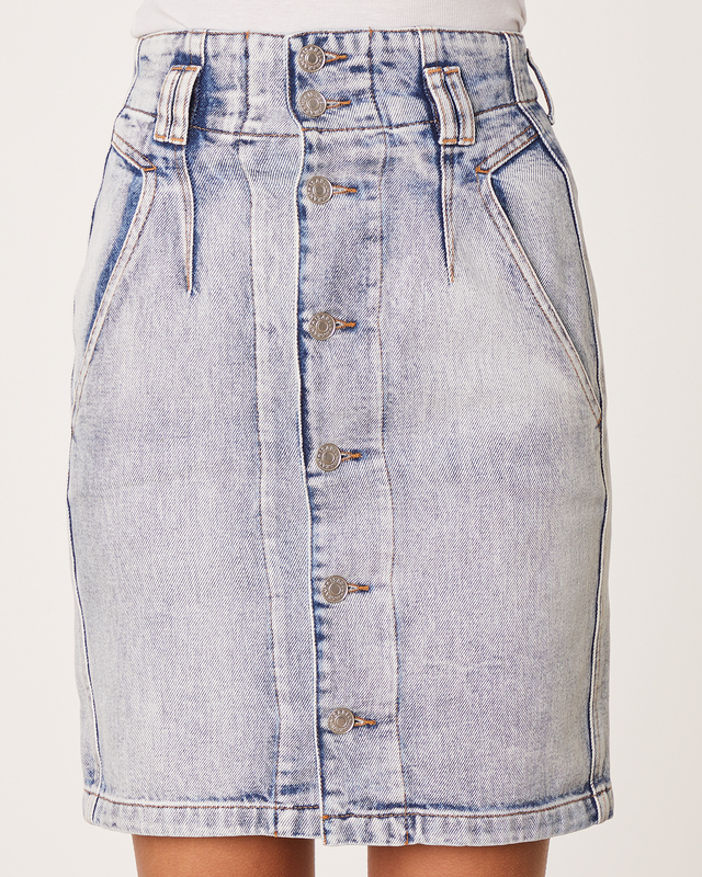 Isabel Marant Étoile Jeans Skirt Tloan Ljusblå FR 34 (EUR 32)