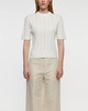 Filippa K T-shirt Braid Knit Pearl XL