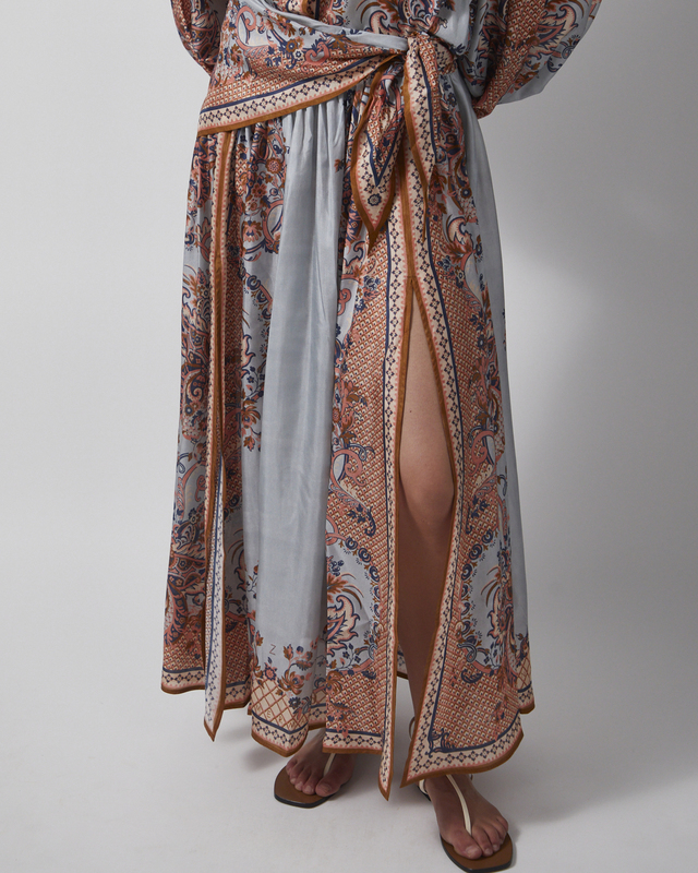 Zimmermann Skirt Midi Aster Scarf 0 (XS-S)