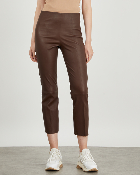 Leather Trousers Florentina Chestnut 1