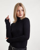 Wakakuu Icons Top Ella Turtleneck Svart XL