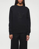 Moncler Sweatshirt Crystal Logo  Svart M