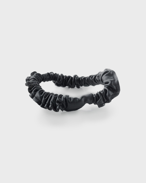 Vegan Scrunchie Narrow Svart ONESIZE 1