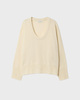 Dagmar Sweater Soft Wool Scoop Knit Cream S