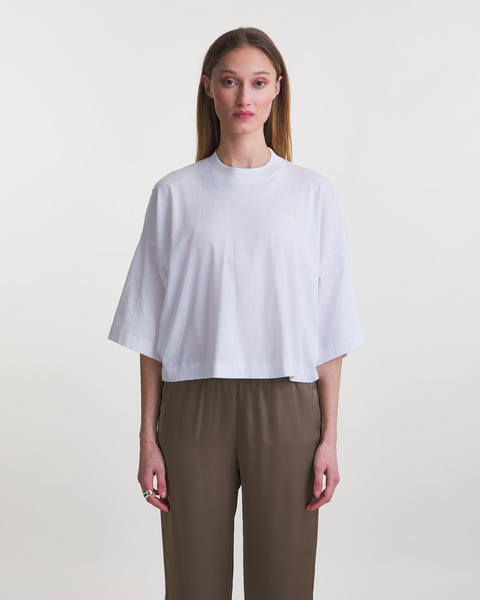 T-Shirt Kim Oversized Cropped White 1