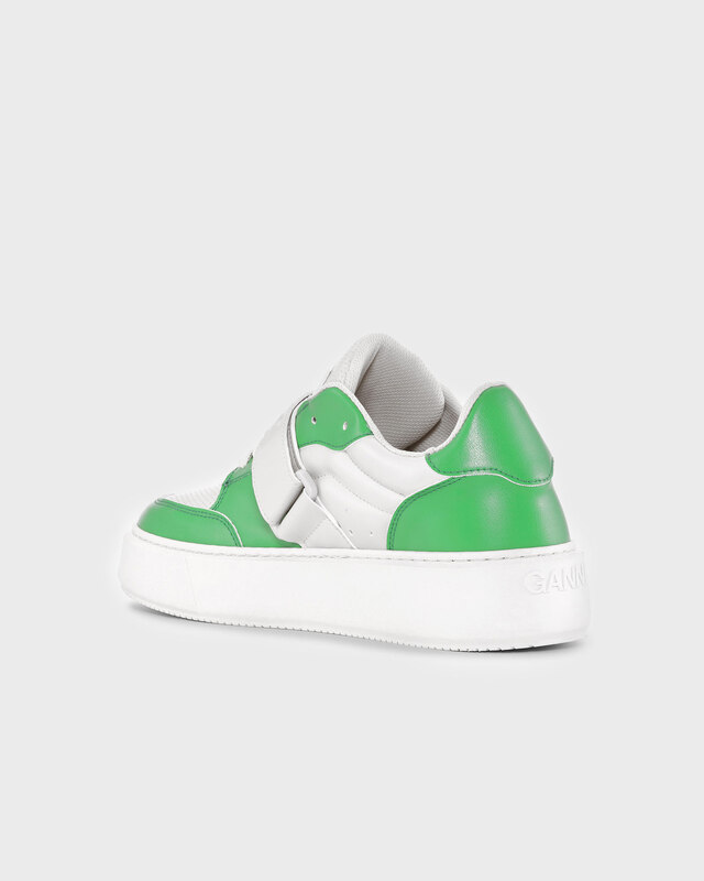 Ganni Sneakers Sporty Cupsole Low Velcro Green EUR 39
