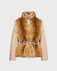 Moncler Jakke Blaireau Brown MONCLER 1 (S)
