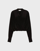 Sportmax Bluse Loose-Fit Pure Silk Black IT 44 (EUR M-L)