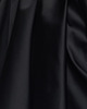 Ganni Skirt Technical Stretch Satin Draped Mini Black 42