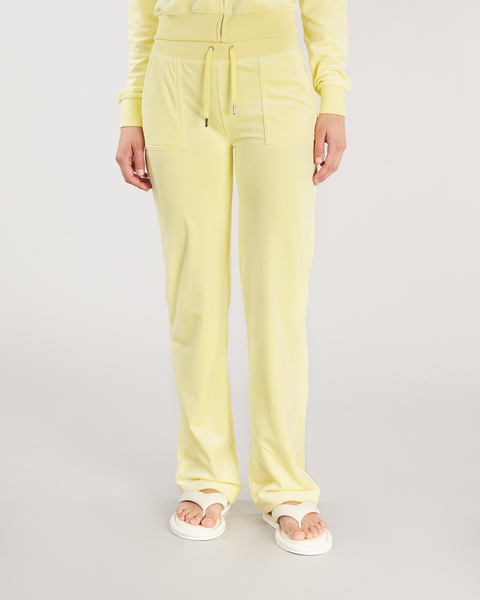 Trousers Del Ray Classic Velor Yellow 1