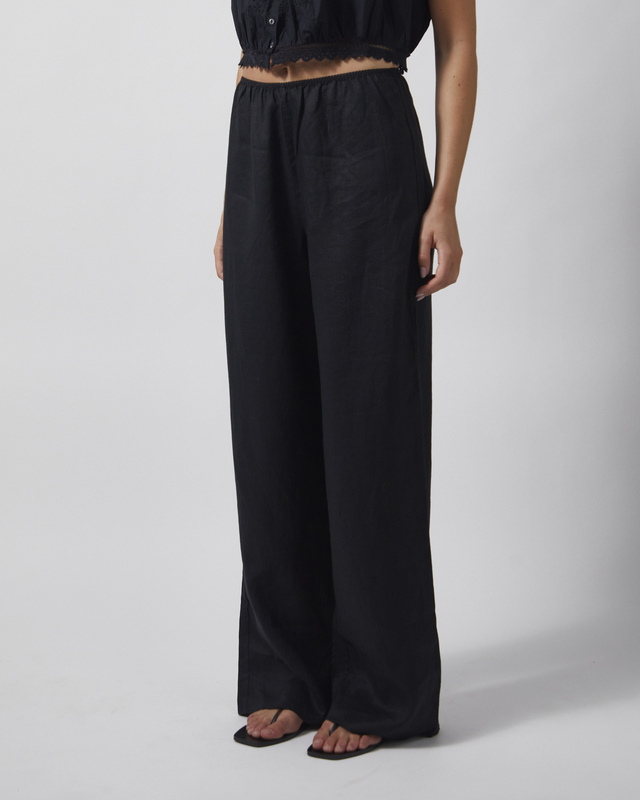 DÔEN Linen Pants Lavon S