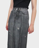 Acne Studios Skirt Denim Print Vintage black S