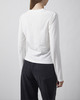 Acne Studios T-shirt Distressed Logo Offwhite XXS/XS