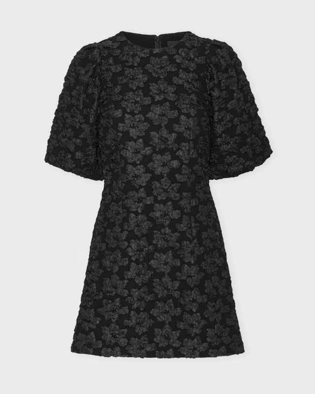 ROTATE Birger Christensen Klänning Jacquard Mini Svart 36
