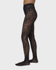 Swedish Stockings Tights Rosa Lace Black M
