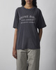 Anine Bing T-shirt Cade Tee Melrose Stencil Black S